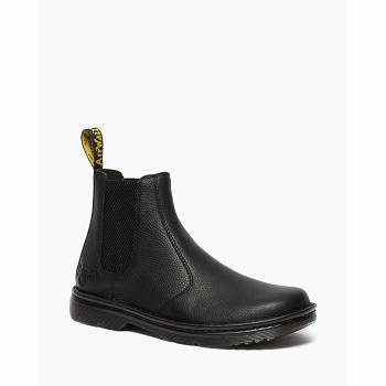 Dr Martens Férfi Suffolk Bőr Non Slip Chelsea Csizma Fekete